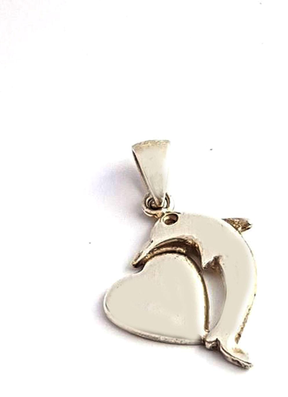 Oseshop Kalpli Forse Zincir Kadın Gümüş Kolye