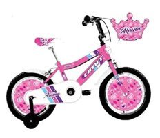 Ümit 1647 Alpina 16 Jant 1 Vites 4 Yaş Pembe Çocuk Bisikleti