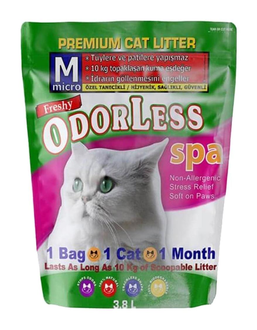 Freshy Kokusuz İnce Taneli Kristal Kedi Kumu 3.8 lt