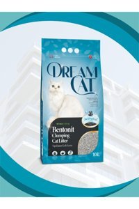 Dream Cat Kokusuz Topaklanan İnce Taneli Aktif Karbonlu Bentonit Kedi Kumu 10 lt