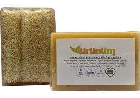 Ürünüm Şifalı Bitkiler Kabak Lifli-Keçi Sütlü-Vanilya Katı Sabun 100 gr