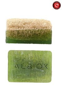 Albiox El Yapımı Aloe Vera-Kabak Lifli Katı Sabun 2x130 gr