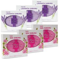 Roselove Gül-Lavanta Katı Sabun 6x80 gr