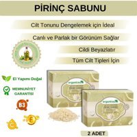 Organicsun Beyazlatıcı Etkili Pirinç Katı Sabun 2x140 gr