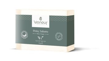 Vianour Doğal Pirinç Katı Sabun 150 gr