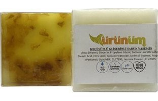 Ürünüm Şifalı Bitkiler Gliserinli-Keçi Sütlü-Yasemin Katı Sabun 100 gr