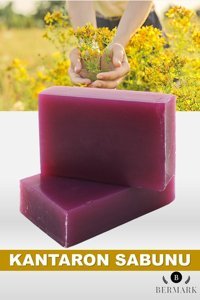 Bermark Bitkisel Vegan Gliserinli-Kantaron Katı Sabun 100 gr
