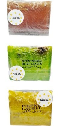 Monsieur Premiere Defne-Tarçın-Zeytin Yapraklı Katı Sabun 3x120 gr