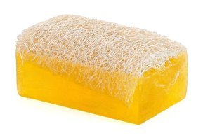 Mircotton Doğal Kabak Lifli Kabak Lifli-Limon Katı Sabun 120 gr