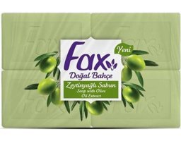 Fax Zeytinyağlı Katı Sabun 4x150 gr