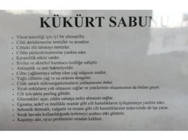 Kilis Yöresel Lezzetleri Kükürtlü Katı Sabun 100 gr