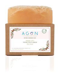 Agon El Yapımı Doğal Kabak Lifli-Pirinç Katı Sabun 120 gr