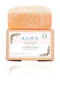 Agon El Yapımı Doğal Kabak Lifli-Kantaron Katı Sabun 120 gr