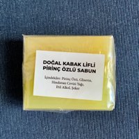 Efsoon Organics Kabak Lifli-Pirinç Katı Sabun 140 gr