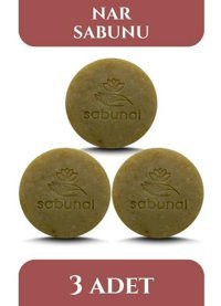 Sabunal Bitkisel Nar Katı Sabun 3x100 gr