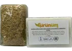 Ürünüm Şifalı Bitkiler Biberiye-Kabak Lifli-Keçi Sütlü Katı Sabun 100 gr