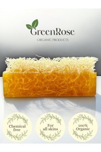 greenrose Doğal Kabak Lifli Organik E Vitamini-Kabak Lifli-Zerdeçal Katı Sabun 100 gr