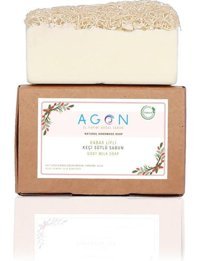 Agon El Yapımı Doğal Kabak Lifli-Keçi Sütlü Katı Sabun 120 gr