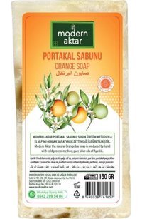 Modern Aktar El Yapımı Portakal Katı Sabun 150 gr