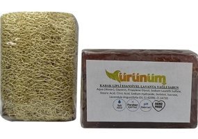 Ürünüm Şifalı Bitkiler Kabak Lifli-Lavanta Katı Sabun 100 gr