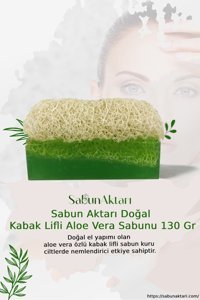 Budukkanda Doğal Kabak Lifli Aloe Vera-Kabak Lifli Katı Sabun 130 gr