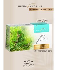 Jimena Natural Bitkisel Çam Katı Sabun 2x100 gr