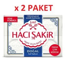 Hacı Şakir Geleneksel Beyaz Katı Sabun Katı Sabun 8x150 gr