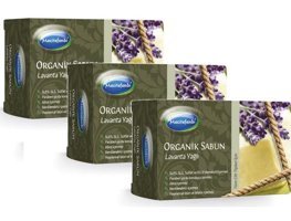 Mecitefendi Organik Lavanta Katı Sabun 3x125 gr