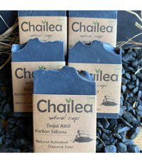 Chailea Doğal El Yapımı Kömür Katı Sabun 5x100 gr