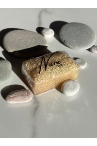 Nare Soap Doğal Kabak Lifli Kabak Lifli-Pirinç Katı Sabun 120 gr