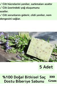 Wintoup Bitkisel Organik Biberiye Katı Sabun 5x100 gr