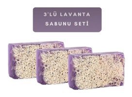 Özden Doğal Kabak Lifli Kabak Lifli-Lavanta Katı Sabun 120 gr