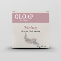 Gloap Natural Bitkisel Pirinç Katı Sabun 150 gr