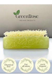 greenrose Doğal Kabak Lifli Organik Kabak Lifli-Çay Ağacı Katı Sabun 100 gr