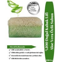 Dermo Golden Doğal Kabak Lifli Aloe Vera-Kabak Lifli Katı Sabun 120 gr