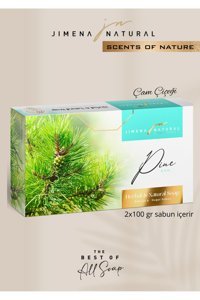 Jimena Natural Doğal Çam Katı Sabun 2x100 gr