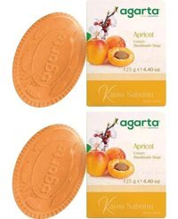 Agarta Doğal Kayısı Katı Sabun 2x125 gr