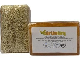 Ürünüm Şifalı Bitkiler Gliserinli-Kabak Lifli-Vanilya Katı Sabun 100 gr