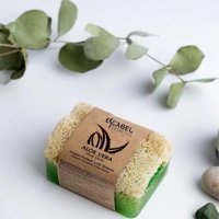 Escabel Doğal Kabak Lifli Aloe Vera-Kabak Lifli Katı Sabun 120 gr