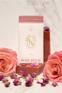 Nesos Soap Doğal El Yapımı Gül Katı Sabun 100 gr