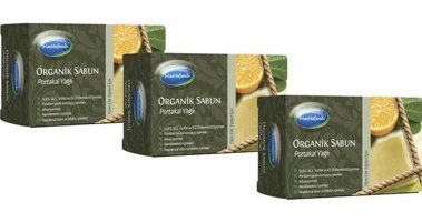 Mecitefendi Organik Portakal Katı Sabun 3x125 gr