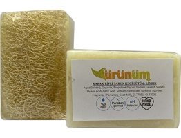 Ürünüm Şifalı Bitkiler Kabak Lifli-Keçi Sütlü-Limon Katı Sabun 100 gr