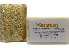 Ürünüm Şifalı Bitkiler Kabak Lifli-Keçi Sütlü-Çörek Otu Katı Sabun 100 gr
