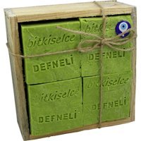 Bitkiselce El Yapımı Defneli Katı Sabun 1 kg