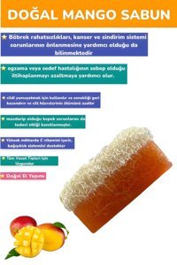 Du&Me Doğal Kabak Lifli Kabak Lifli-Mango Katı Sabun 130 gr