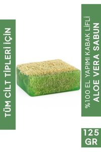 Shaka Doğal Kabak Lifli Aloe Vera-Kabak Lifli Katı Sabun 125 gr