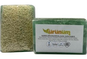 Ürünüm Şifalı Bitkiler Kabak Lifli-Nane Katı Sabun 100 gr