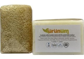 Ürünüm Şifalı Bitkiler Bıttım-Kabak Lifli-Keçi Sütlü Katı Sabun 100 gr