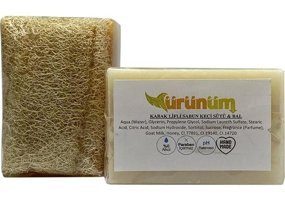 Ürünüm Şifalı Bitkiler Bal-Kabak Lifli-Keçi Sütlü Katı Sabun 100 gr