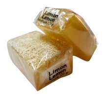 Abu Şifa El Yapımı Doğal Kabak Lifli-Limon Katı Sabun 2x120 gr